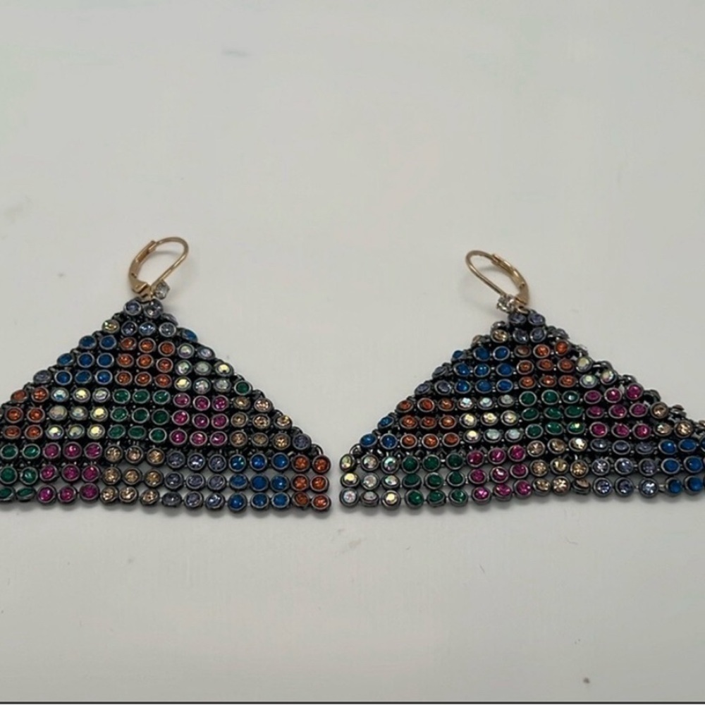 Betsy Johnson confetti earrings